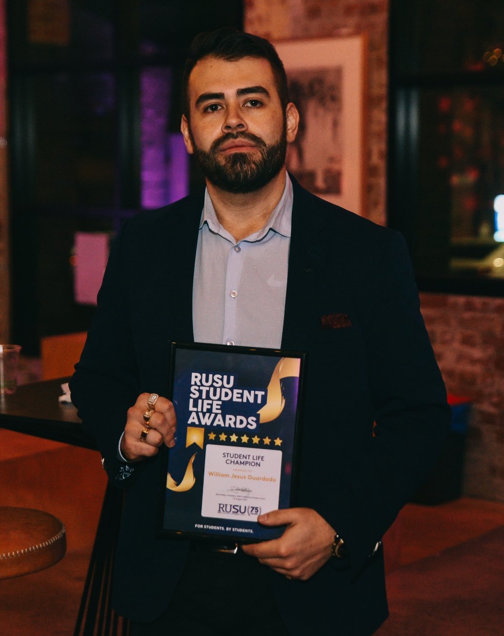 Portrait of William Guardado